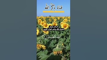 سورة الإخلاص: الشيخ ماهر المعيقلي منظر طبيعي تلاوة خاشعة ارح سمعك 😌🎧