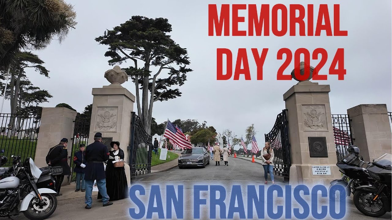 San Francisco National Cemetery - Presidio, Memorial Day 2024
