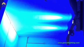 6*18W RGBAW+UV Battery powered wireless DMX LED Par DMX mode show