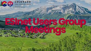 7.8.2026 ESInet Users Group Meeting