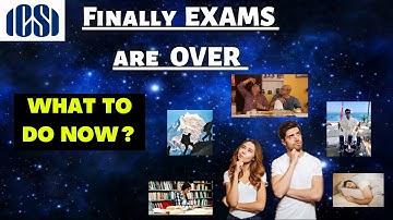 Finally Exams are Over😎