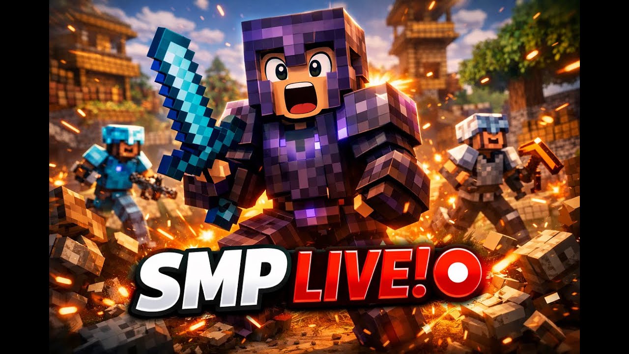 🔴 LIVE Minecraft SMP | Survival Multiplayer with Friends! - YouTube