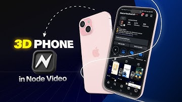 Realistic 3D Phone Animation Tutorial Node Video | Curious Kamal 