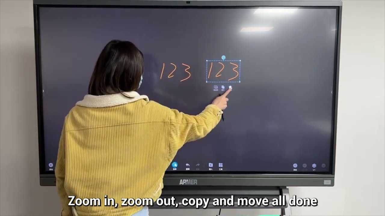 Whiteboard Function On Armer Smart Board 55