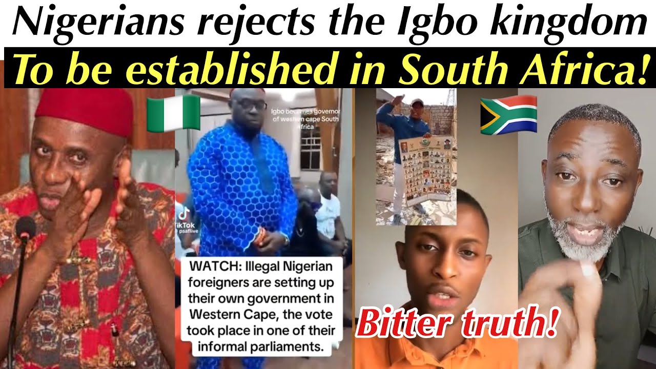 TENSION‼️ NIGERIANS REJECTS THE IGBO KINGDOM BUILT IN SOUTHAFRICA! Not acceptable 
