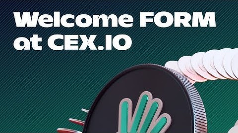 Cex.io: form newly listed on CEX.IO