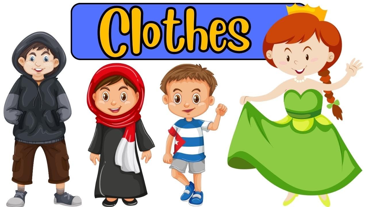 Kids Clothes Vocabulary | Learn English For Kids | Educational video ...