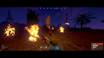 Snowballing from torch to MP5 in 10 seconds - Rust