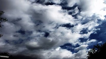 Beautiful multi-layer cumulus/cirrus cloud HD timelapse 4 V07311