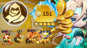 4 LEGENDARY HEROES 3 STAR USING AURORA | MAGIC CHESS GO GO META