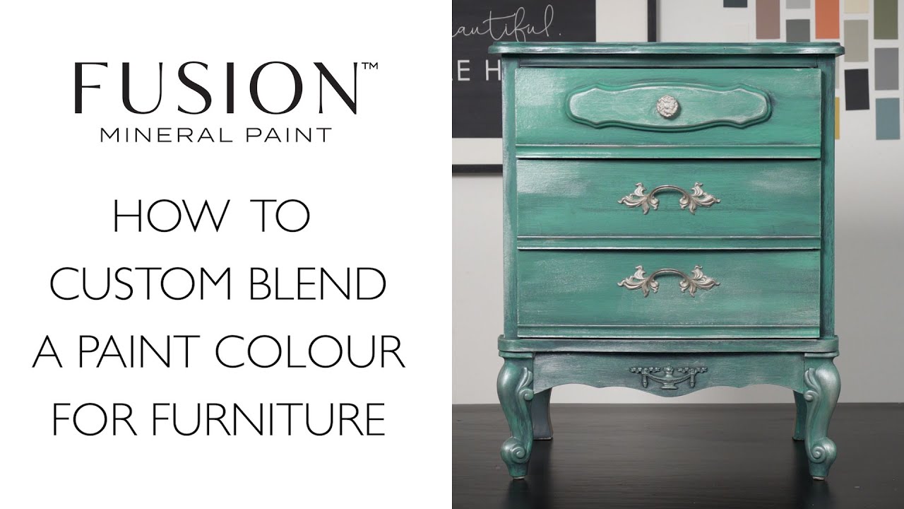 How to custom blend and Ombre Fusion Mineral Paint 