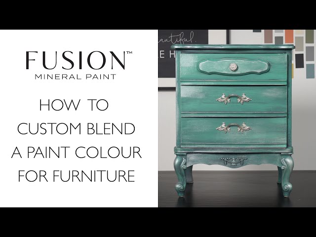 How to custom blend and Ombre Fusion Mineral Paint 