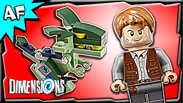 Lego Dimensions JURASSIC WORLD Team Pack 3-in-1 Build Review 71205
