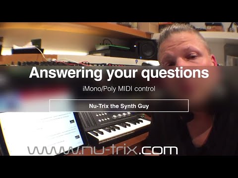 iMono/Poly (V1.00) - Answering your Sync and MIDI control questions