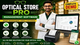 Optical Store Pro Complete Tutorial | Billing Software for Optical Shops | Full Demo
