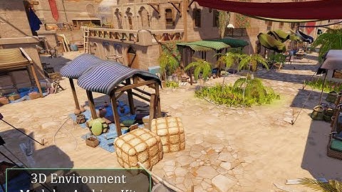Arabian Modular Kit 3D Environment Asset