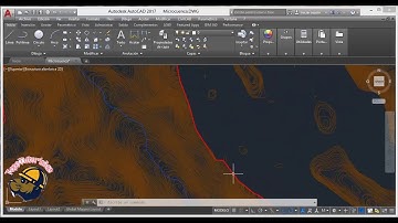 Como Recortar Curvas de nivel de una Cuenca en AutoCad (Comando EXTRIM)