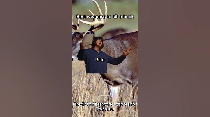 Best weapons to kill a buck #jesus #deerhunter #hunting credits to @Braxtonoutdoor for idea
