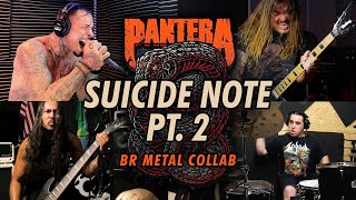 INSANE PANTERA COVER - SUICIDE NOTE PT 2 | BR METAL COLLAB 4