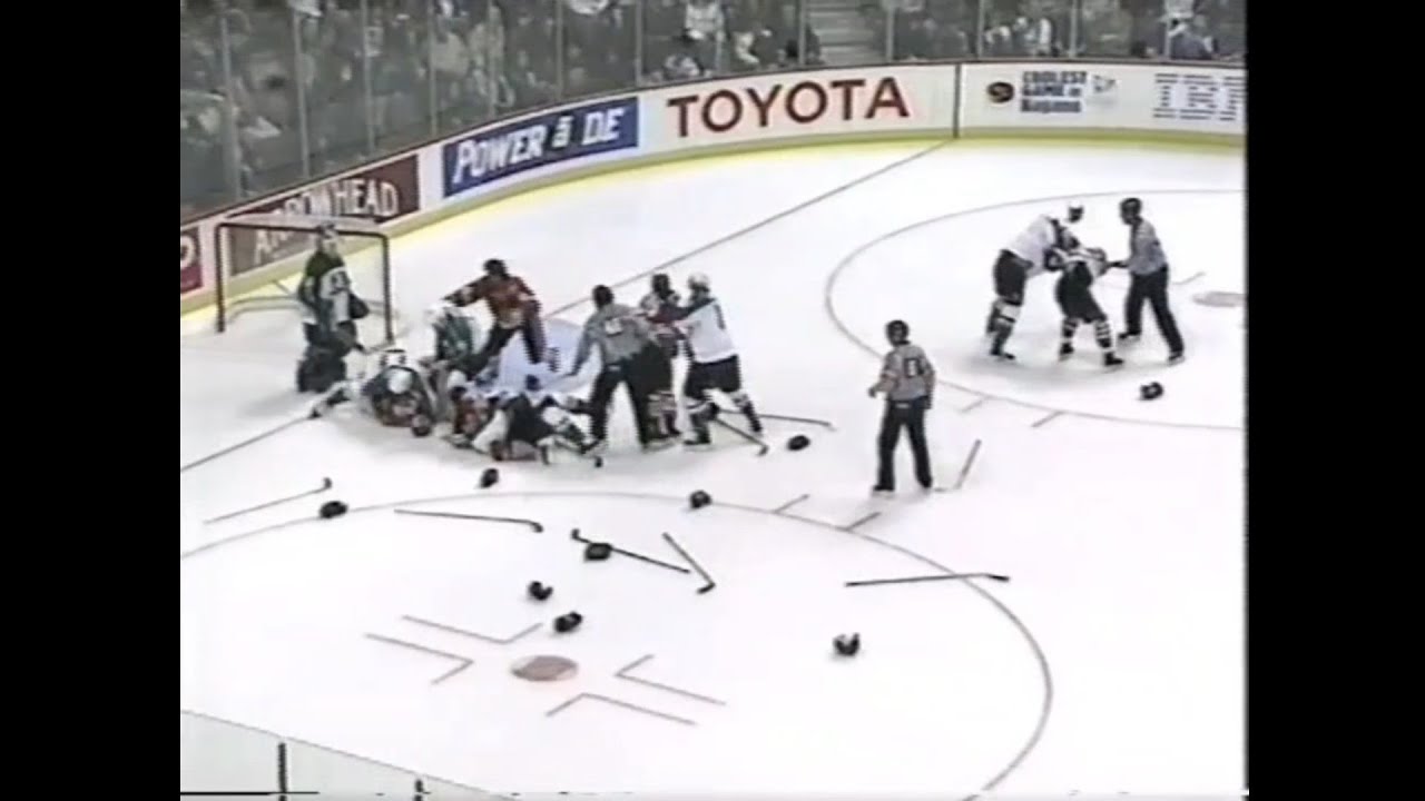 Blackhawks - Mighty Ducks rough stuff 2/1/98