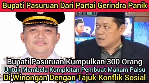 Ternyata Bupati Pasuruan Bendahara PETANESIA Organisasi Pemalsu Makam Leluhur Nusantara 