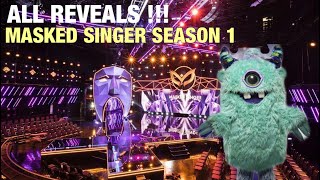 All Reveals Masked Singer | Season 1 USA