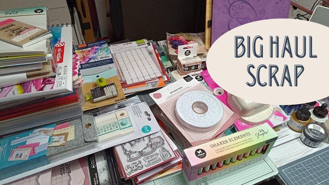 BIG HAUL SCRAP partie 2 #scrapbooking #vaessencreative
