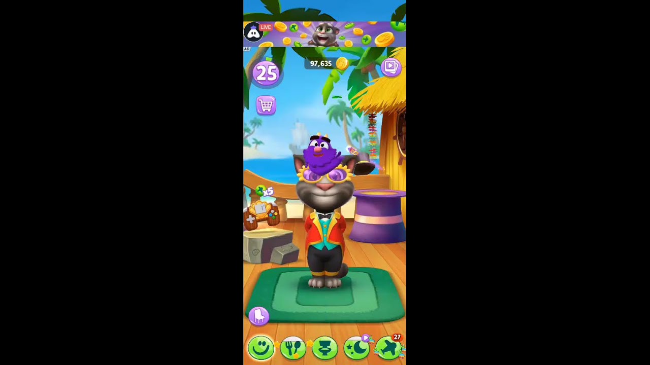 My Talking Tom 2 Fun Game Interesting Good stream | Playing Solo | Streaming with Turnip