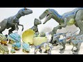 ジュラシックワールド 懐かしいのから新しいのまで アンキロサウルス バンピー & ブルー  恐竜フィギュア いっぱい取り出してきました〜!