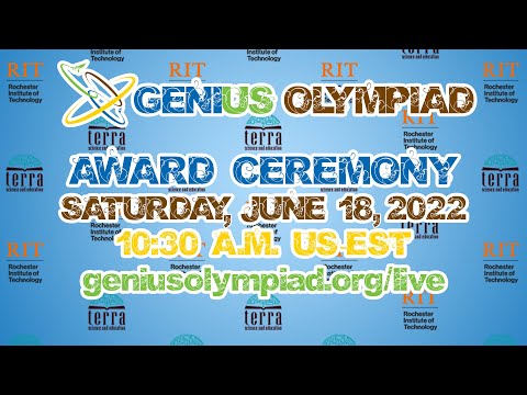 2022 Genius Olympiad Award Ceremony