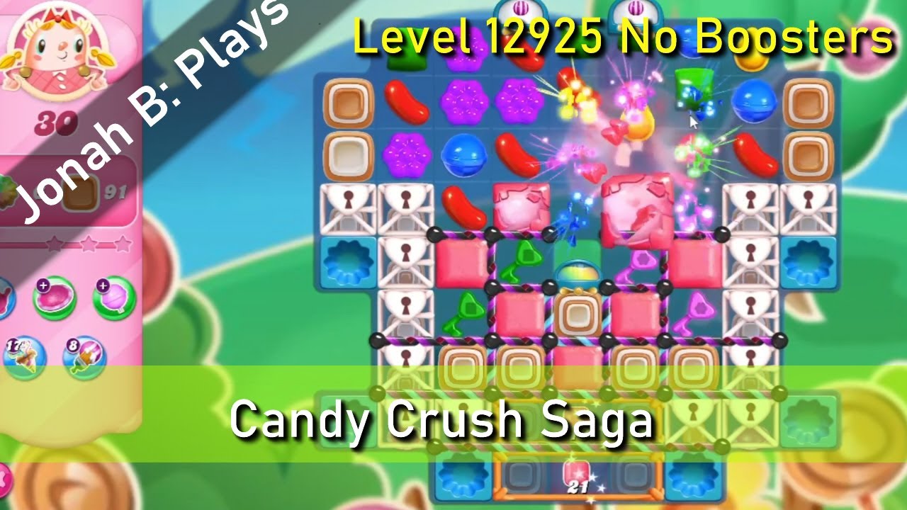 Candy Crush Saga Level 12925 No Boosters YouTube candy-crush-saga-level-12925-no-boosters-youtube