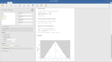 Jamovi Meta Analysis Module Output Example: Beta Version