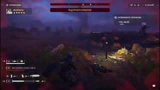 Helldivers 2 Gameplay killing all the bugs!!!!