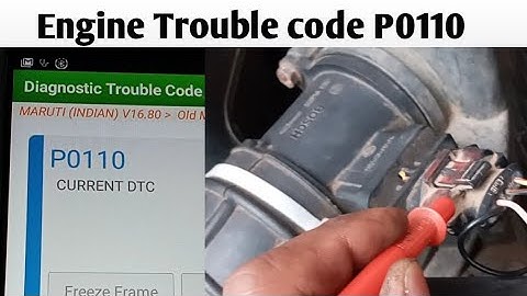 Engine Trouble code P0110