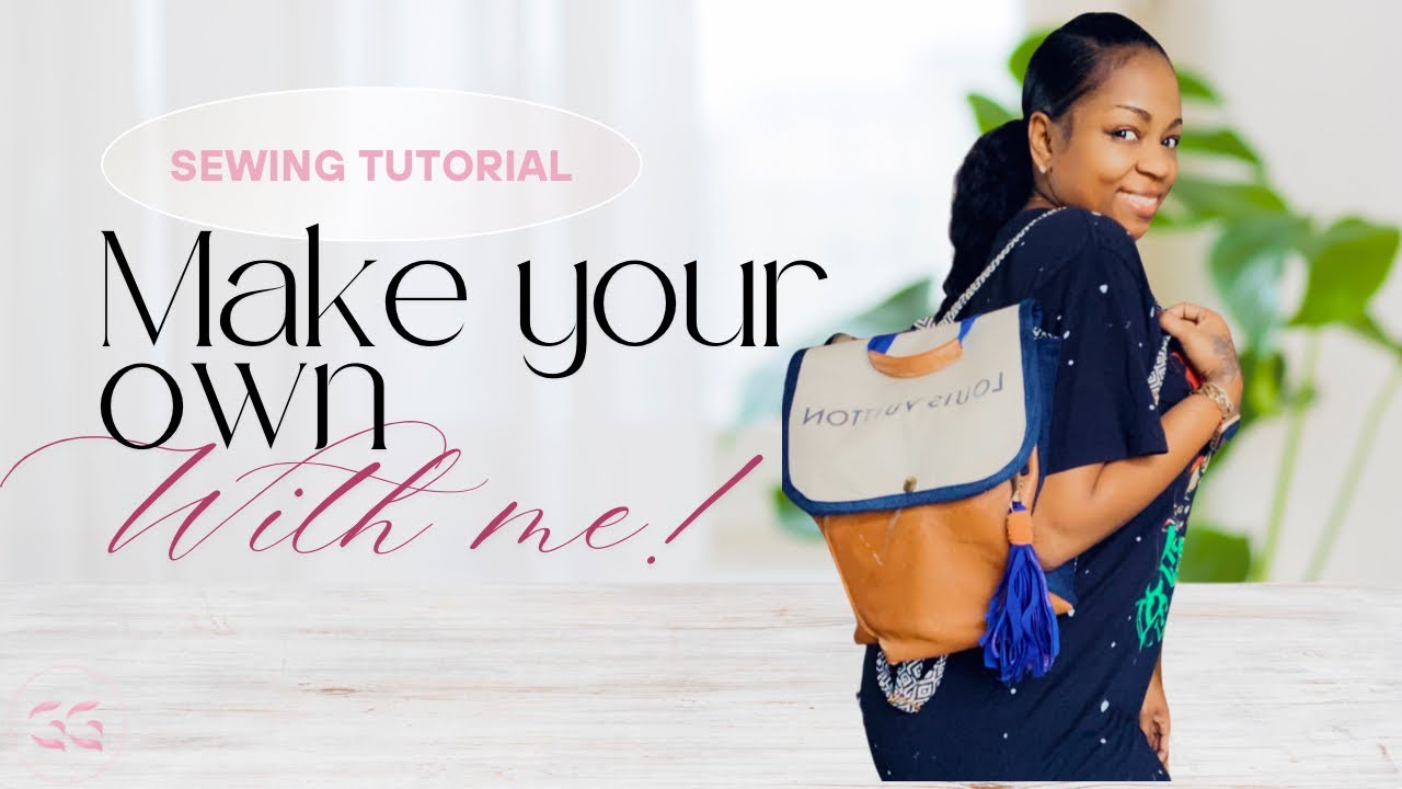 How to repurpose a designer dust bag YouTube