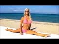 SEXY YOGA LESSON - Split Stretches in Bikini