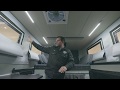 Four wheel campers  2017 fleet front dinette demo