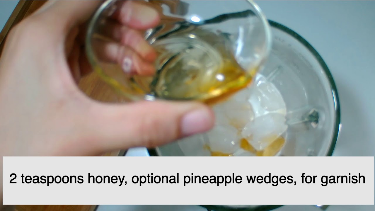 Healthy Hawaiian Blizzard Rachel's Tea PainFree Foods Recipes For