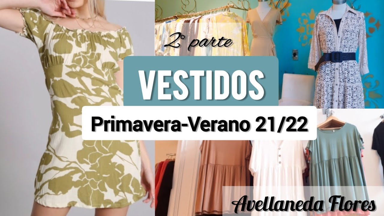 VESTIDOS de Fiesta - Primavera Verano 2021 -2022 / AVELLANEDA FLORES/  Locales de Ropa - YouTube