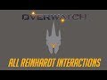 Overwatch - All Reinhardt Interactions V2 + Unique Kill Quotes