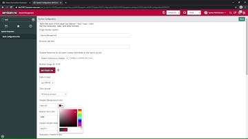 How to change the header background color in ServiceNow [Paris]
