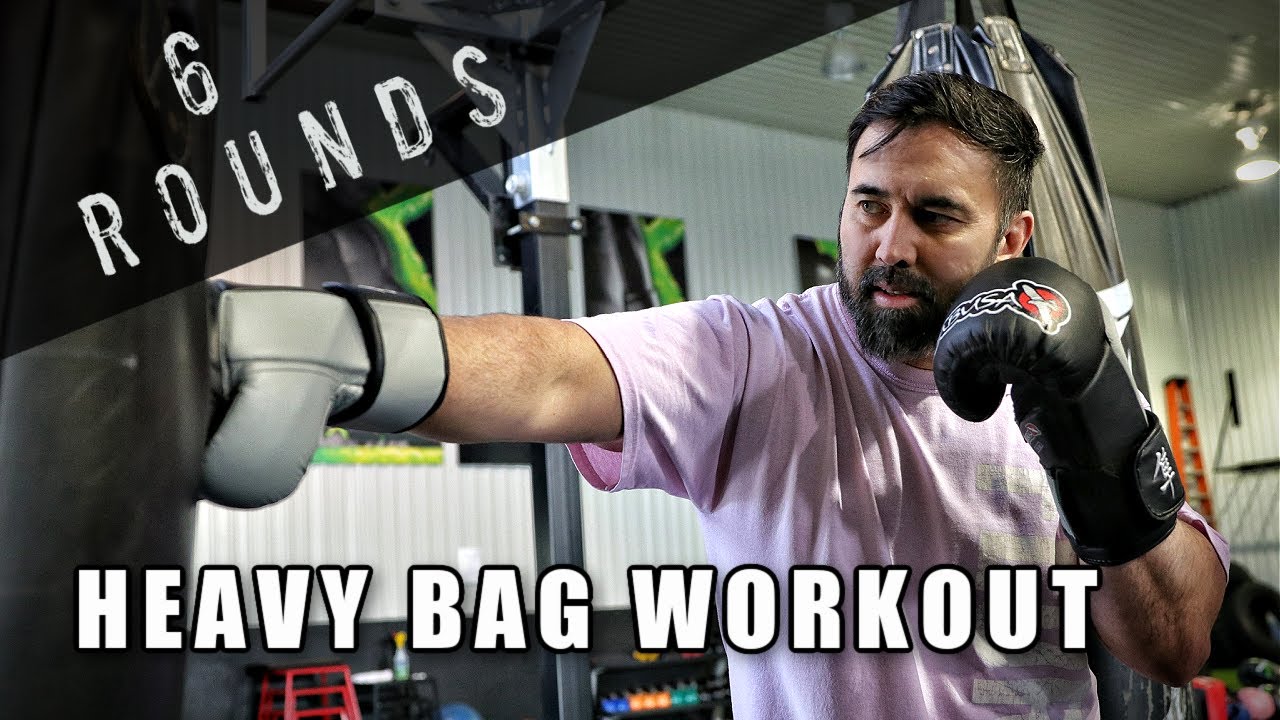 6 Round Heavy Bag Boxing Combinations BuildUp YouTube