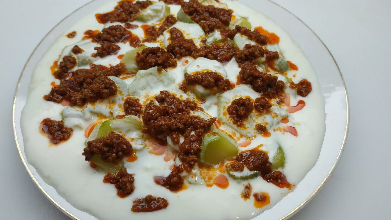 KIYMALI KABAK BORANİ TARİFİ | özgün şef yemek tarifleri.