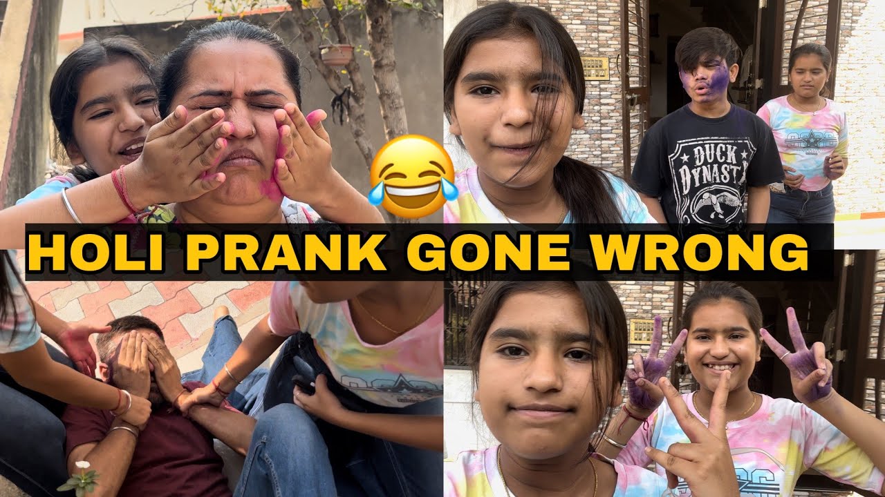 Holi Prank Gone Wrong 😥 | Holi Prank By  Poorva Prachi