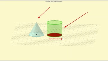 To find Volume of Cone by activity method || GeoGebra ||Animation Method