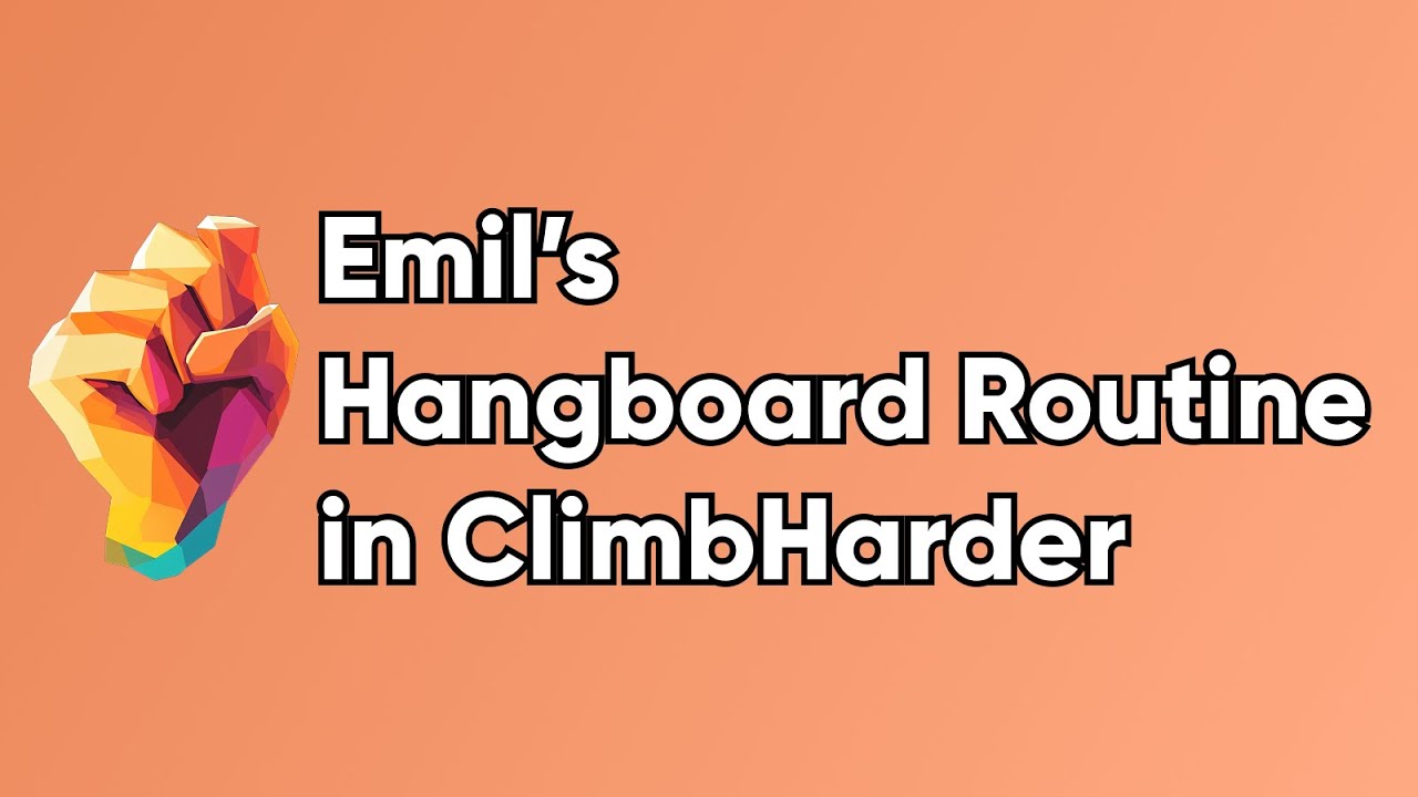How to Set Emil’s Daily Hangboard Routine in ClimbHarder (40% MVC ...