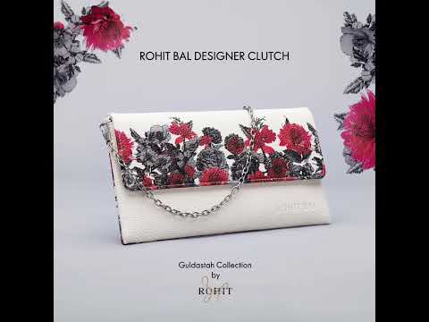 Buy Grey and pink floral woven cross body bag by The Leather Garden at  Aashni and Co