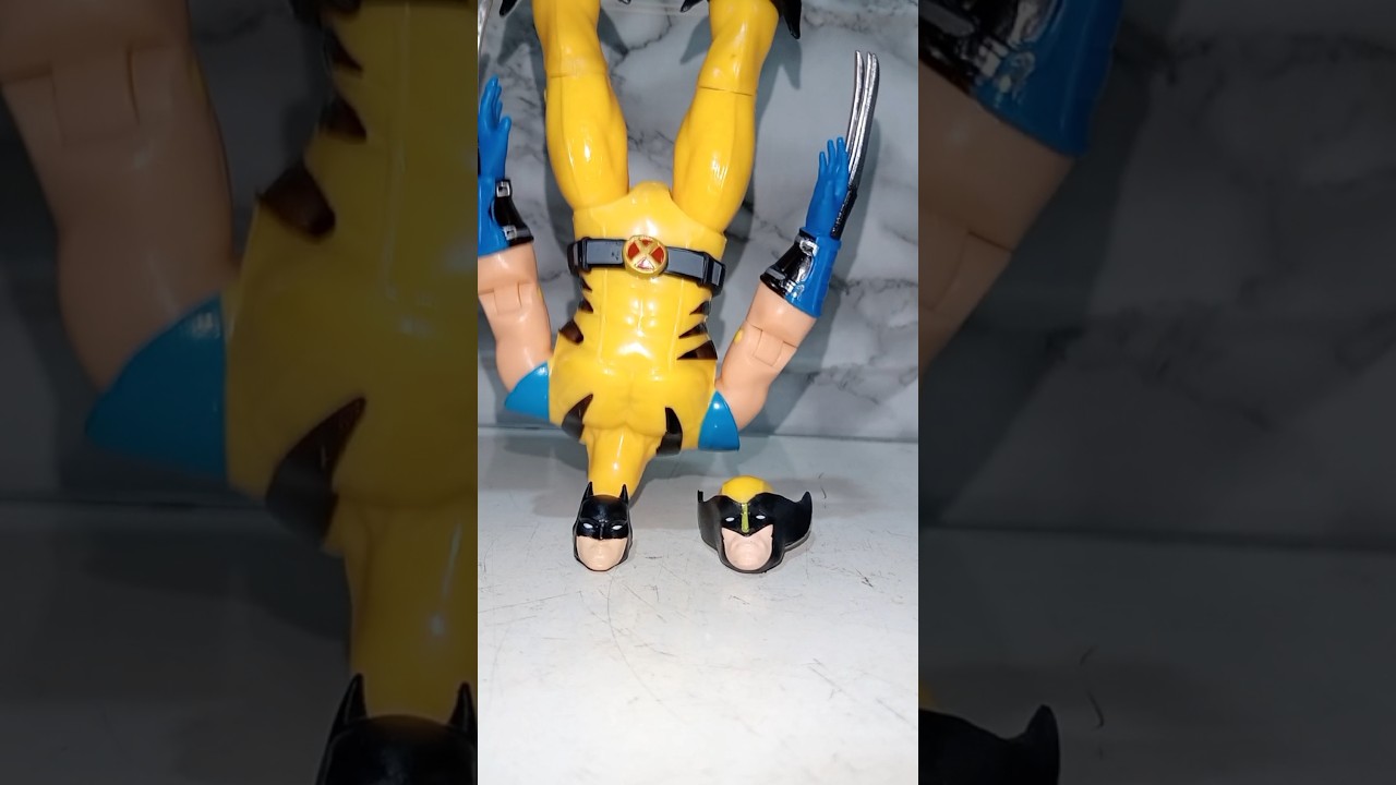 Бэтмен и Росомаха решили поменяться головами 