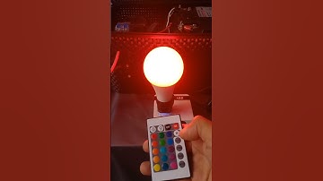 Ligando LÂMPADA RGB 15w na Energia Solar !