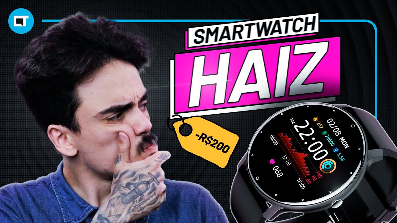 Smartwatch Haiz, vale a pena esse relógio inteligente bluetooth